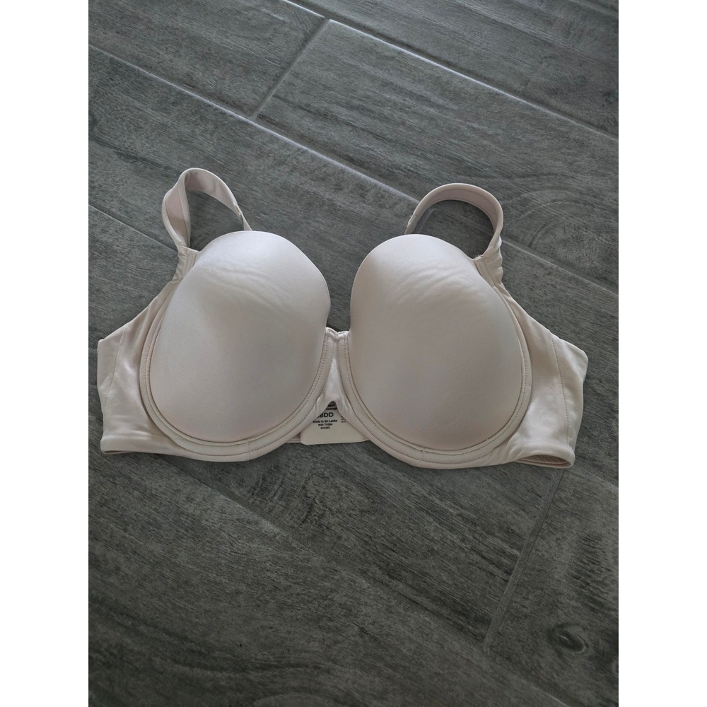 Soma Stunning Support Smooth Full Coverage Bra 38DD Beige Nude Underwire